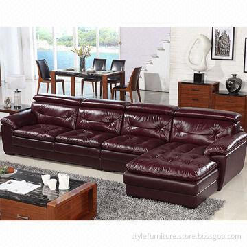 Leather sofa sets, generous, comfortable